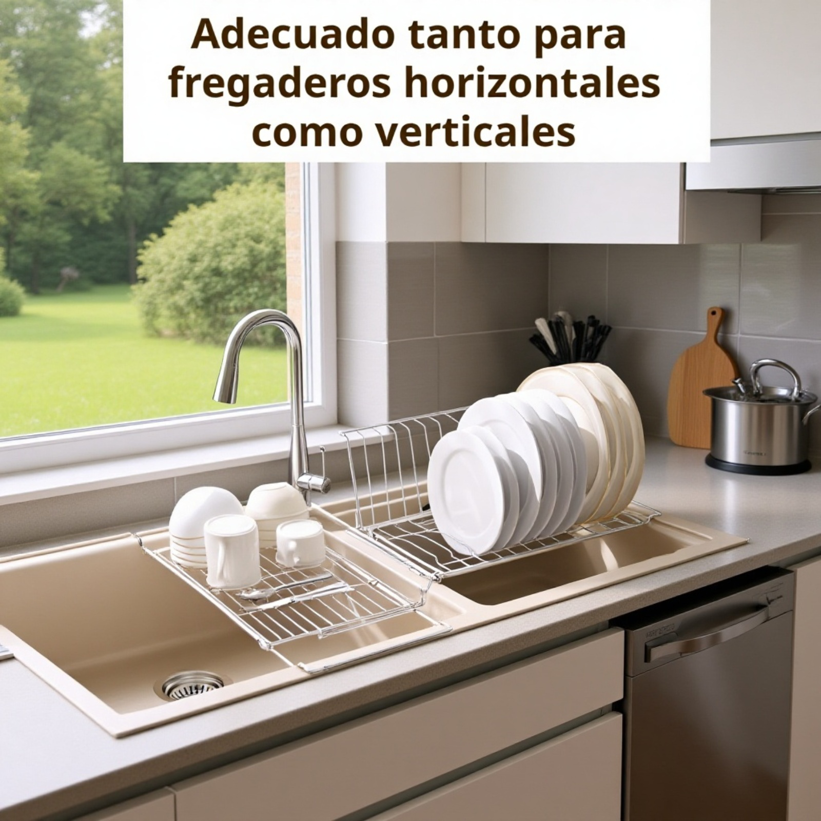 Estante de acero inoxidable apto para lavavajillas