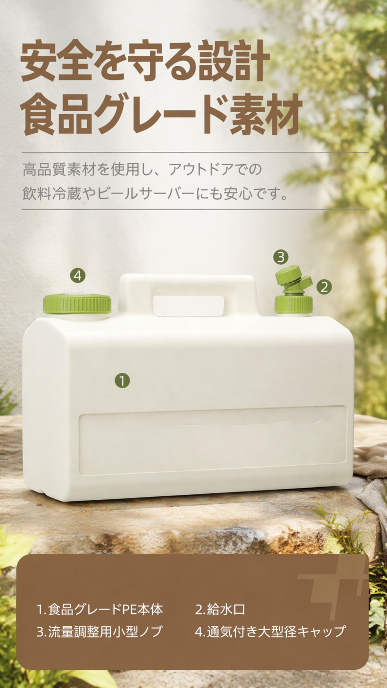 防災用としておすすめのウォーターバケット利用シーン