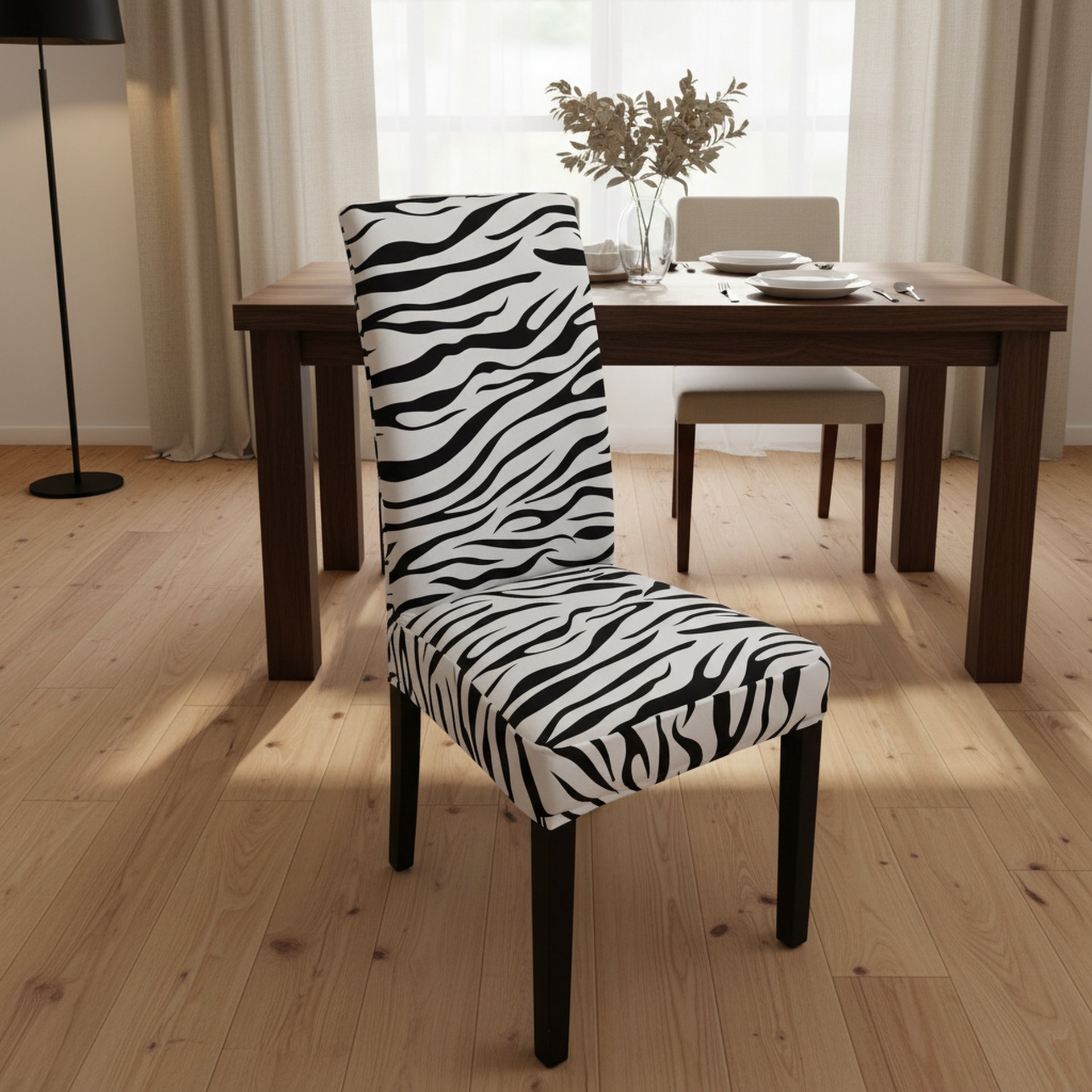 Slanting Chair Covers Chair Covers Various Patterns Office Stretch Printed