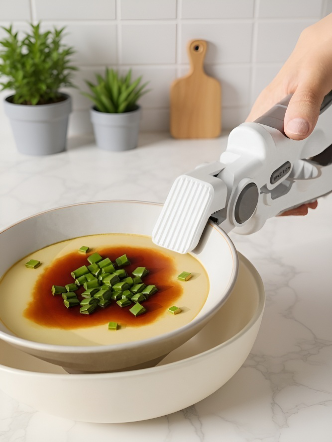 Accesorio de cocina para levantar platos sin quemarse