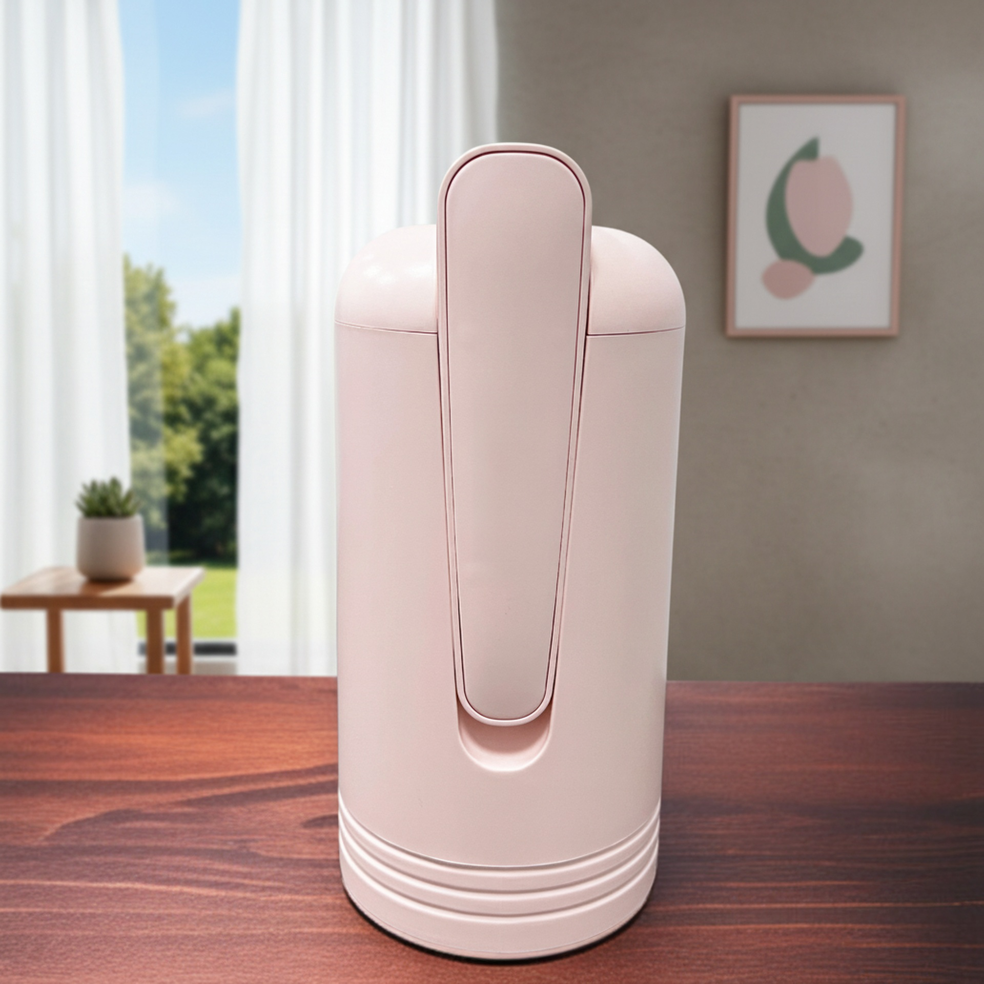 Pouring clean water from purifier dispenser