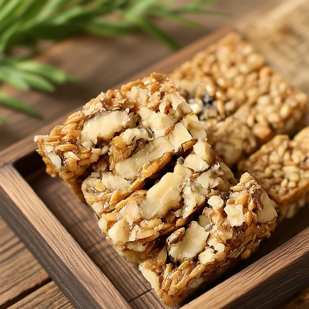 무설탕 땅콩 깨 린넨씨드 호두까기 과자