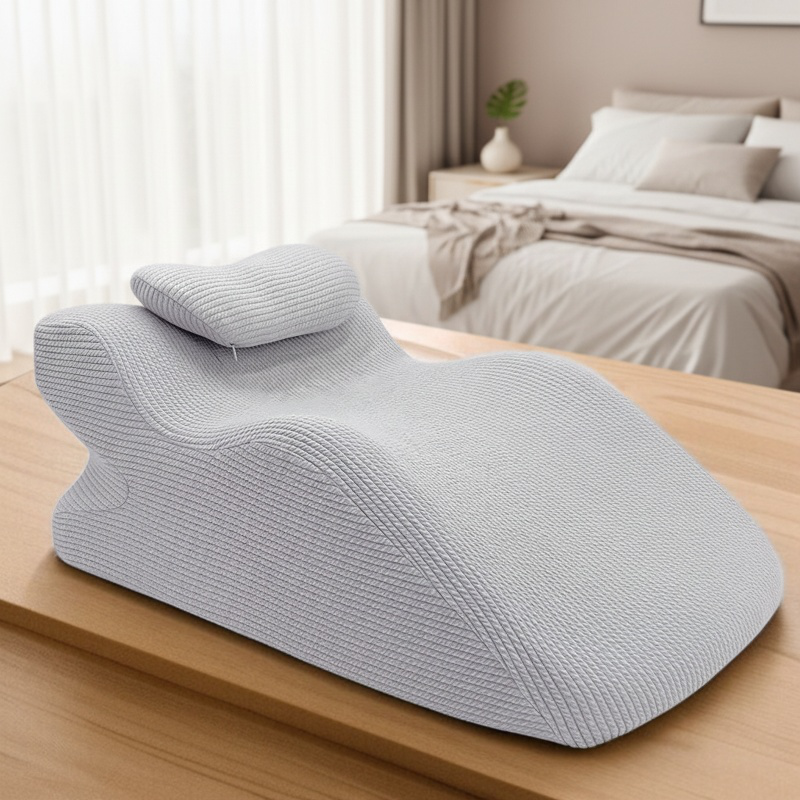 Multifunctional Prone Sleeping Backrest Pillow, Memory Foam Support for Bed