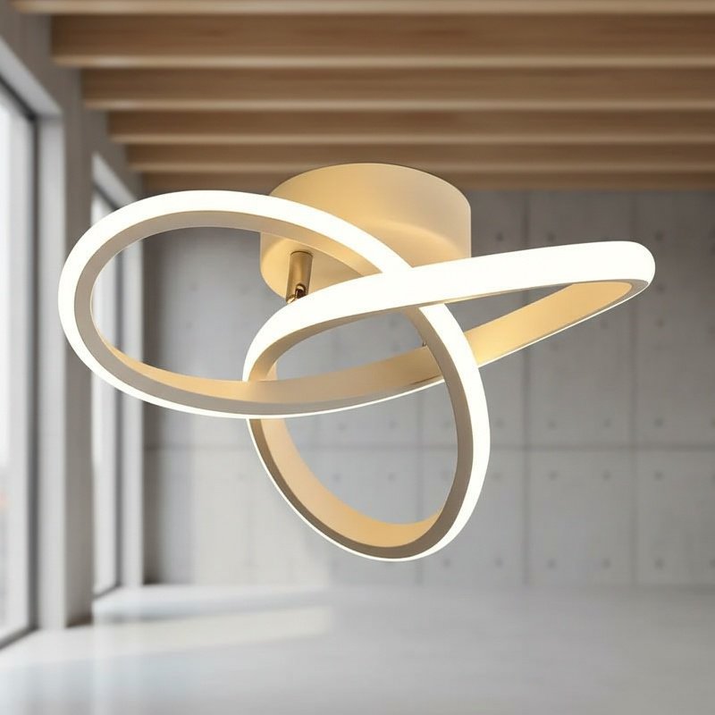 Minimalistische LED-Deckenleuchte, geeignet für verschiedene Wohnbereiche