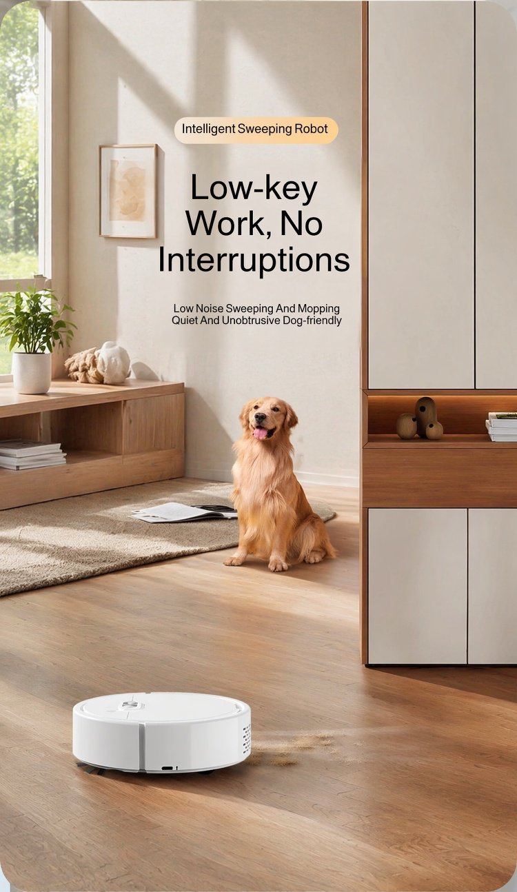 Smart home device for efficient floor cleaning