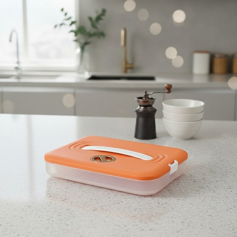 Caja de almacenamiento de alimentos congelados de varias capas