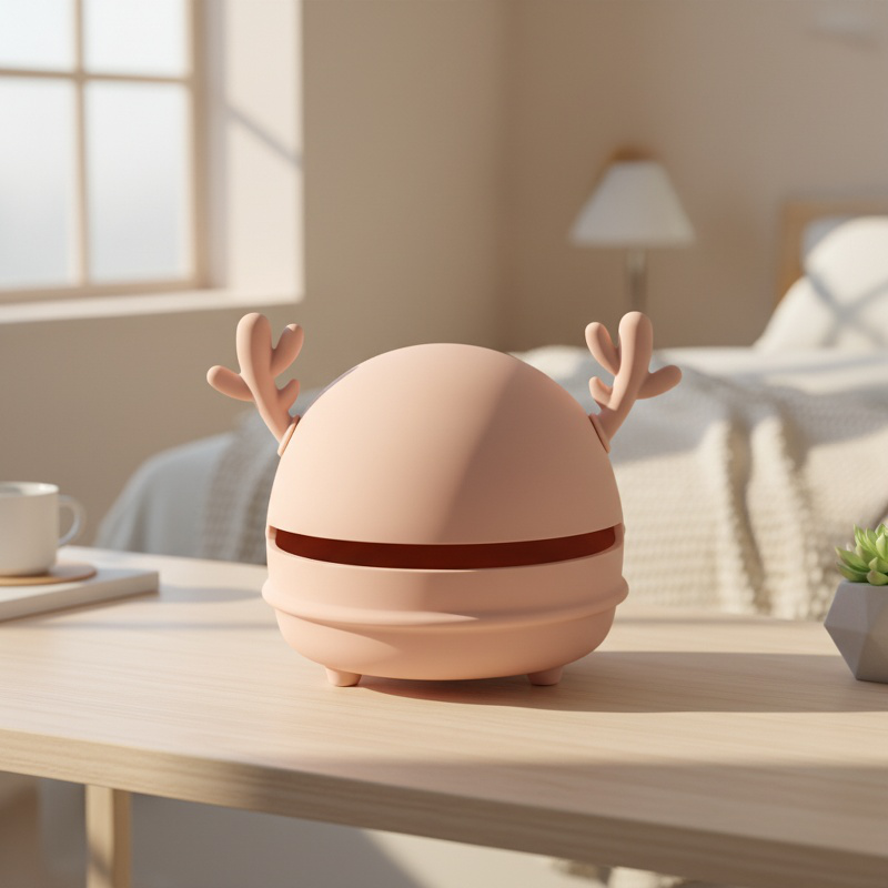 Boîte de rangement portable en silicone avec bois de cerf, grande capacité pour beauty blender