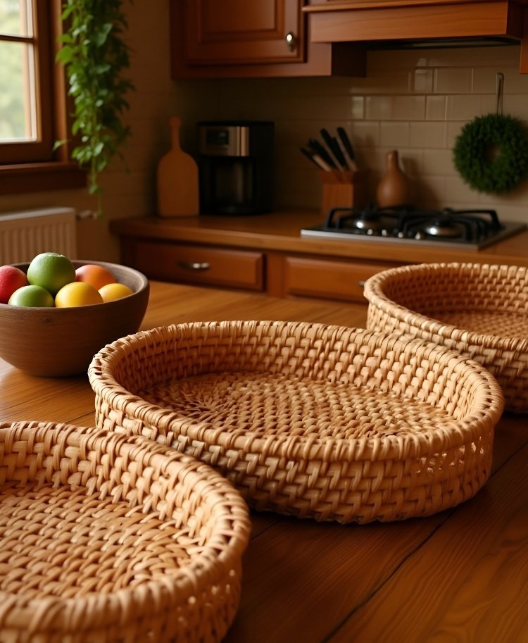 Durable bread storage basket for daily use
