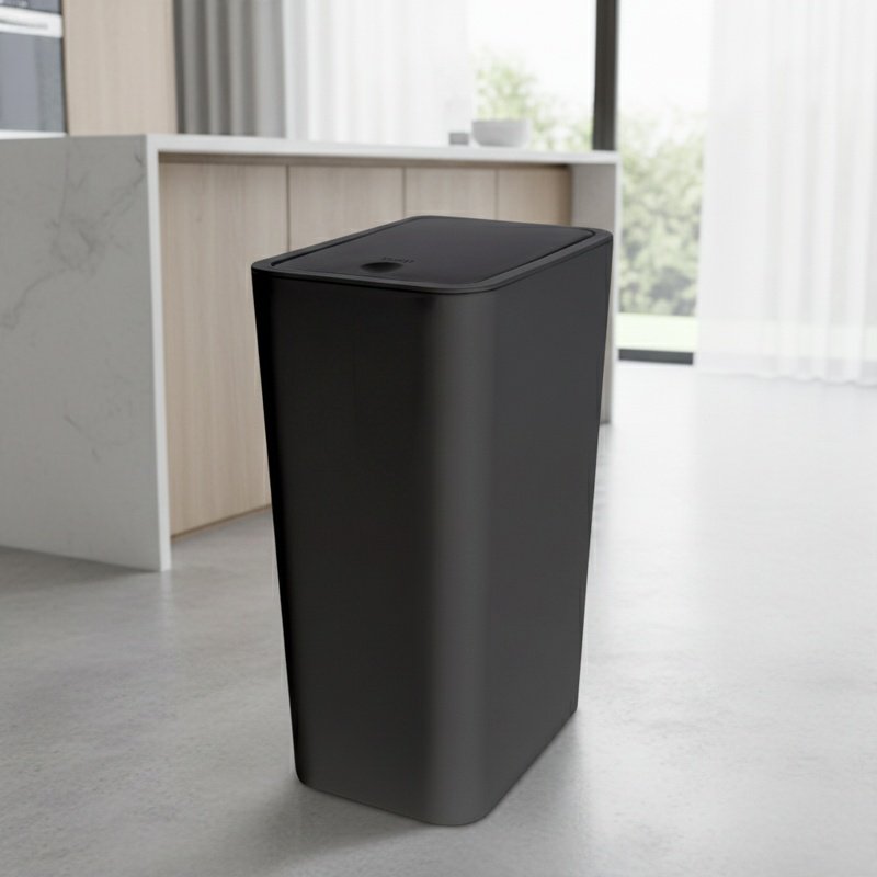 Poubelle moderne et simple, adaptée à de nombreux espaces