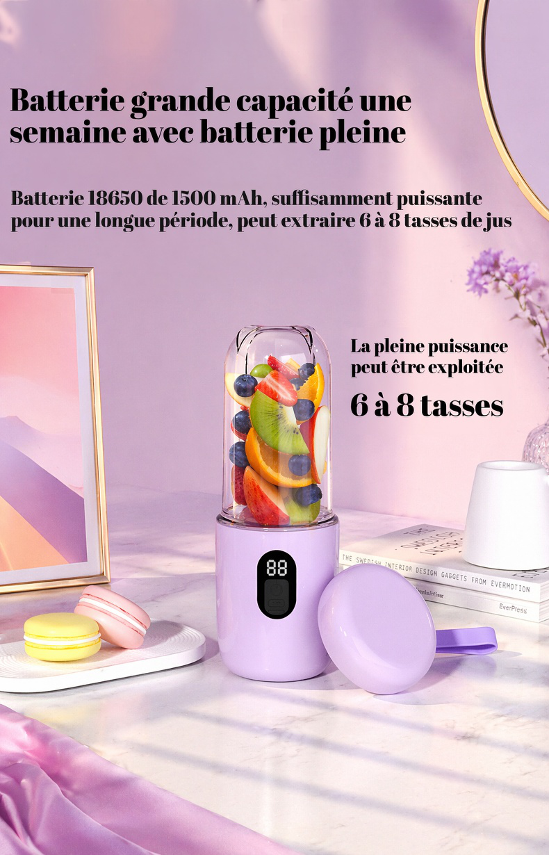 Mixeur nomade pour boissons saines
