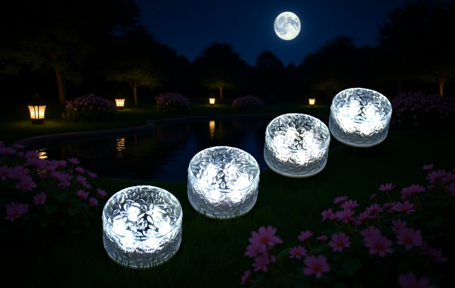 屋外防水仕様のソーラーライト詳細