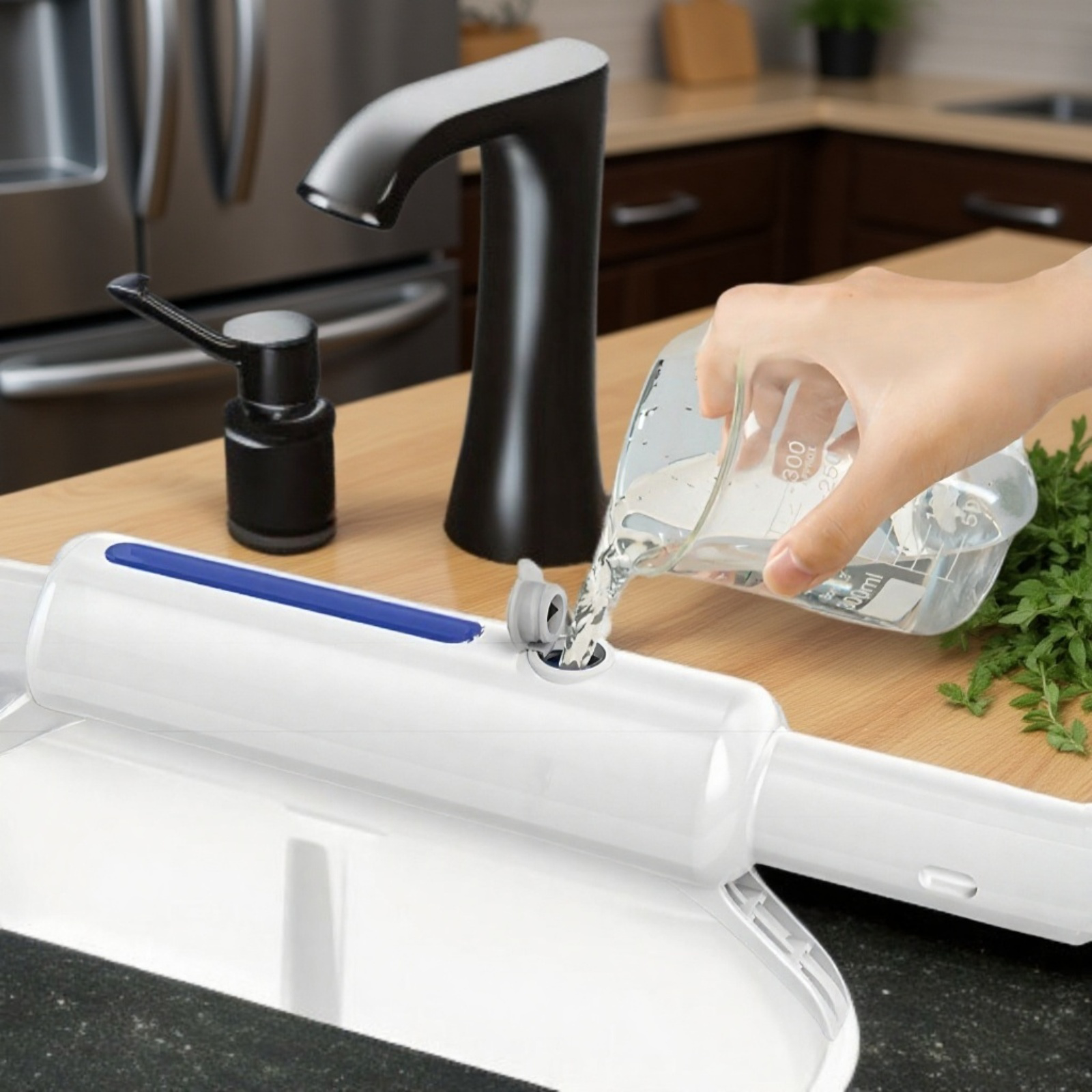 Outil de nettoyage de vitres multifonction à jet d'eau pour la maison