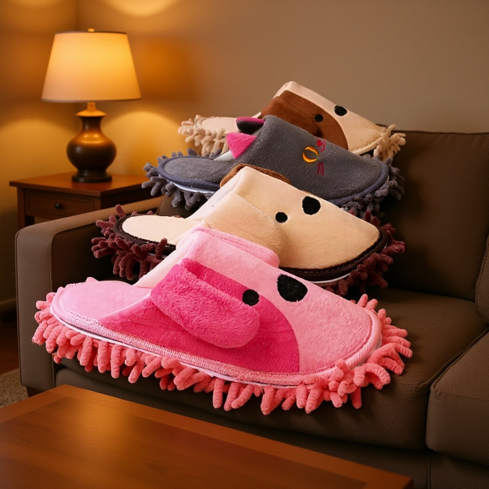 Puha, meleg felmosó papucs téli napokra