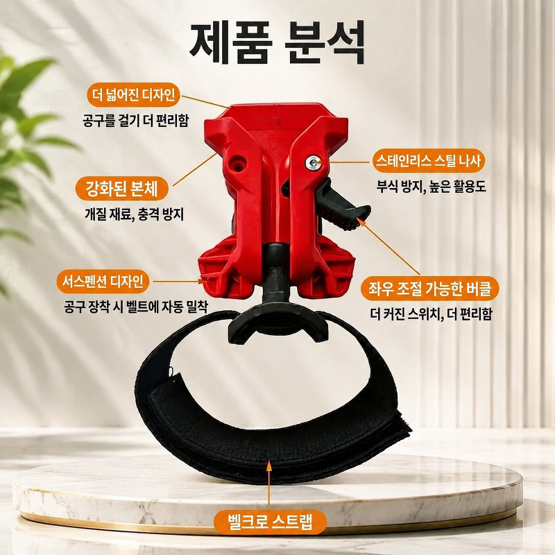 휴대용 전동 공구 금속 허리걸이 퀵 걸이 수납 벨트