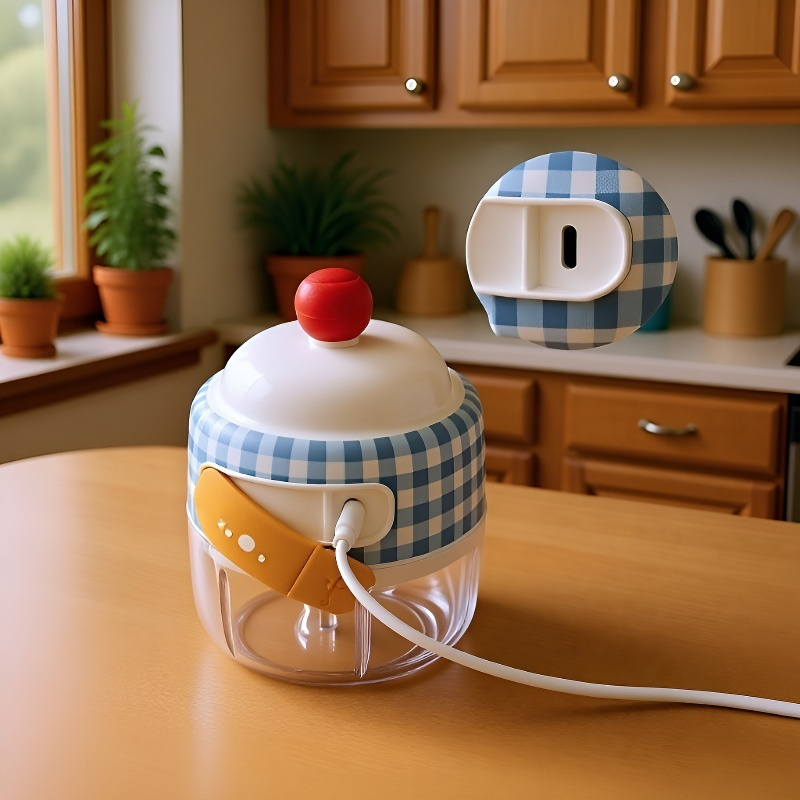 Electric Wireless Garlic Chopper for Kitchen