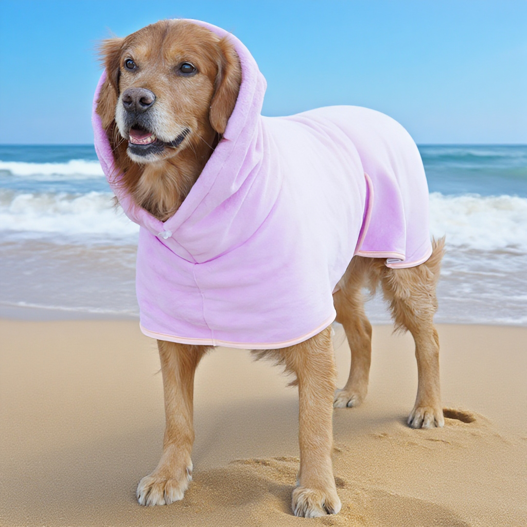 ペット バスローブ 犬用バスタオル 犬 タオル 速乾ペットローブ 超吸水 お風呂上がり 犬用ガウン 吸収速乾タオル バスポンチョ 体拭き マイクロファイバー 犬 バスローブ