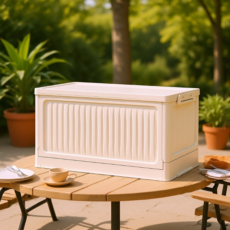 차량용 수납함 가정용 플라스틱 수납함 접이식 소품 수납함 자가용 겸용 수납함 아웃도어 캠핑 회전 정리함