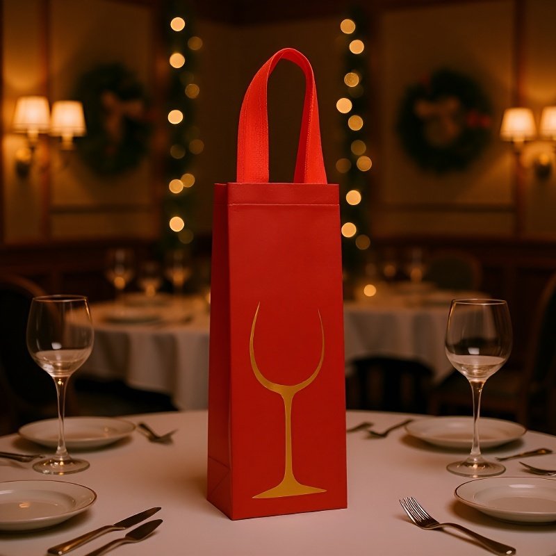 12pcs thickened non-woven wine bags