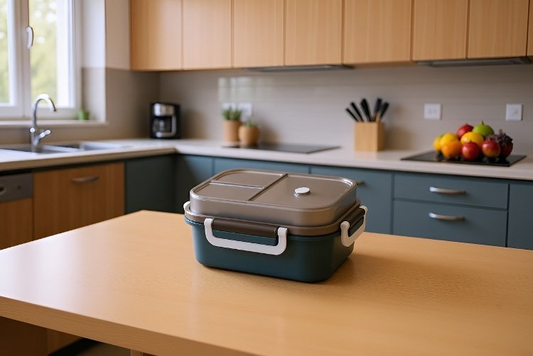 Stylish portable lunch box for school and office