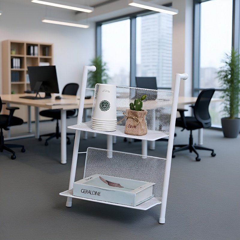 Regał ekspozycyjny do studia, stojak na czasopisma, podłogowy regał na książki