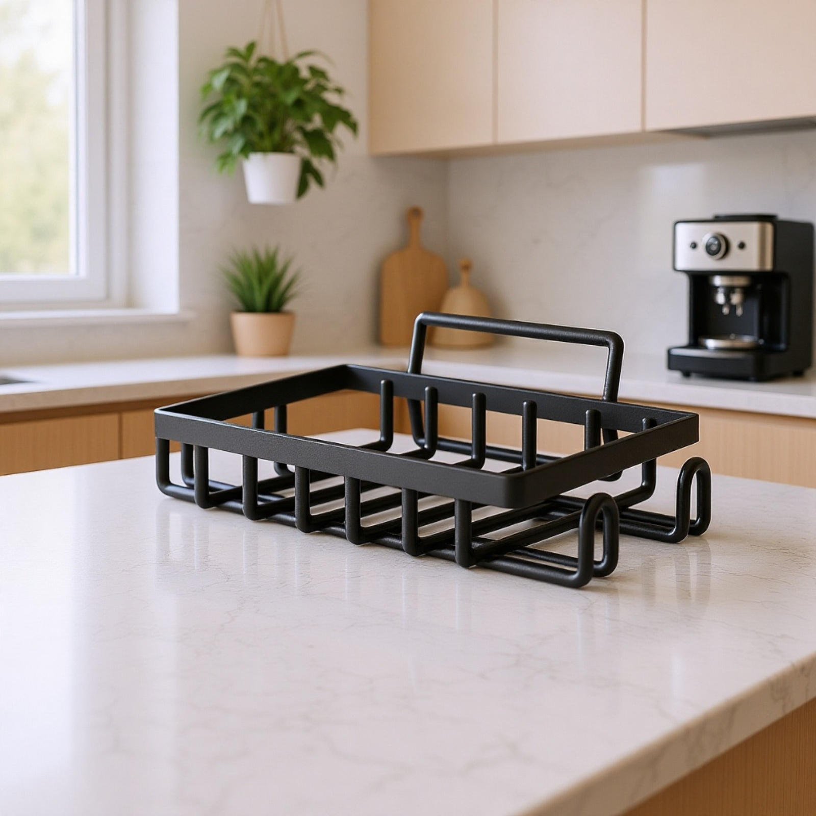 新しいバスルーム収納ラック/トイレオーガナイザー/ドリル不要の壁掛けトイレタリーラック