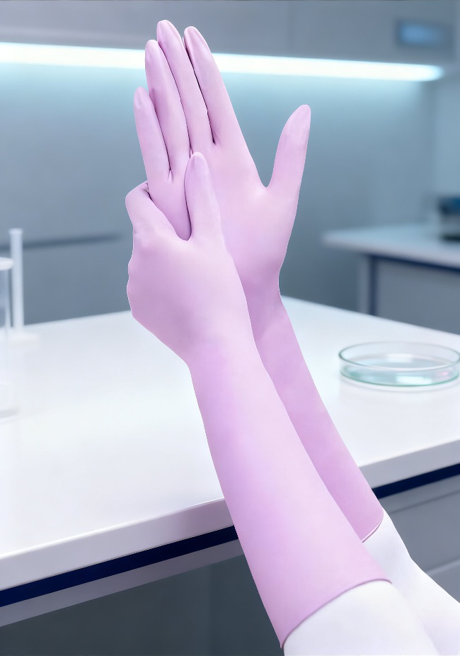 Guantes de nitrilo para limpieza y mantenimiento