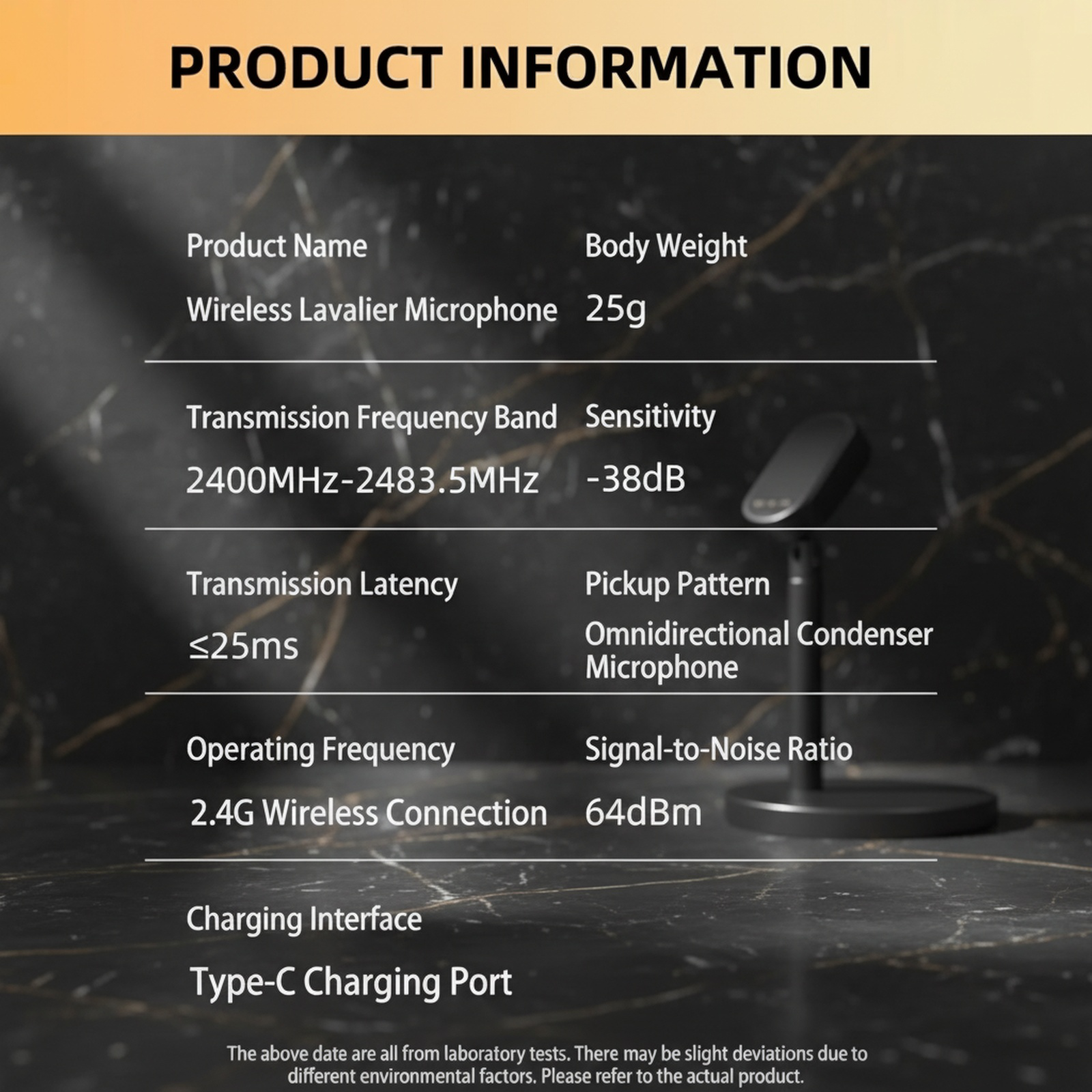 S65 Wireless 2-in-1 Noise Cancelling Lavalier Microphone, High-Quality Audio for Live Streaming
