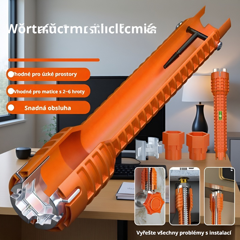 Domácí multifunkční klíč na dřez