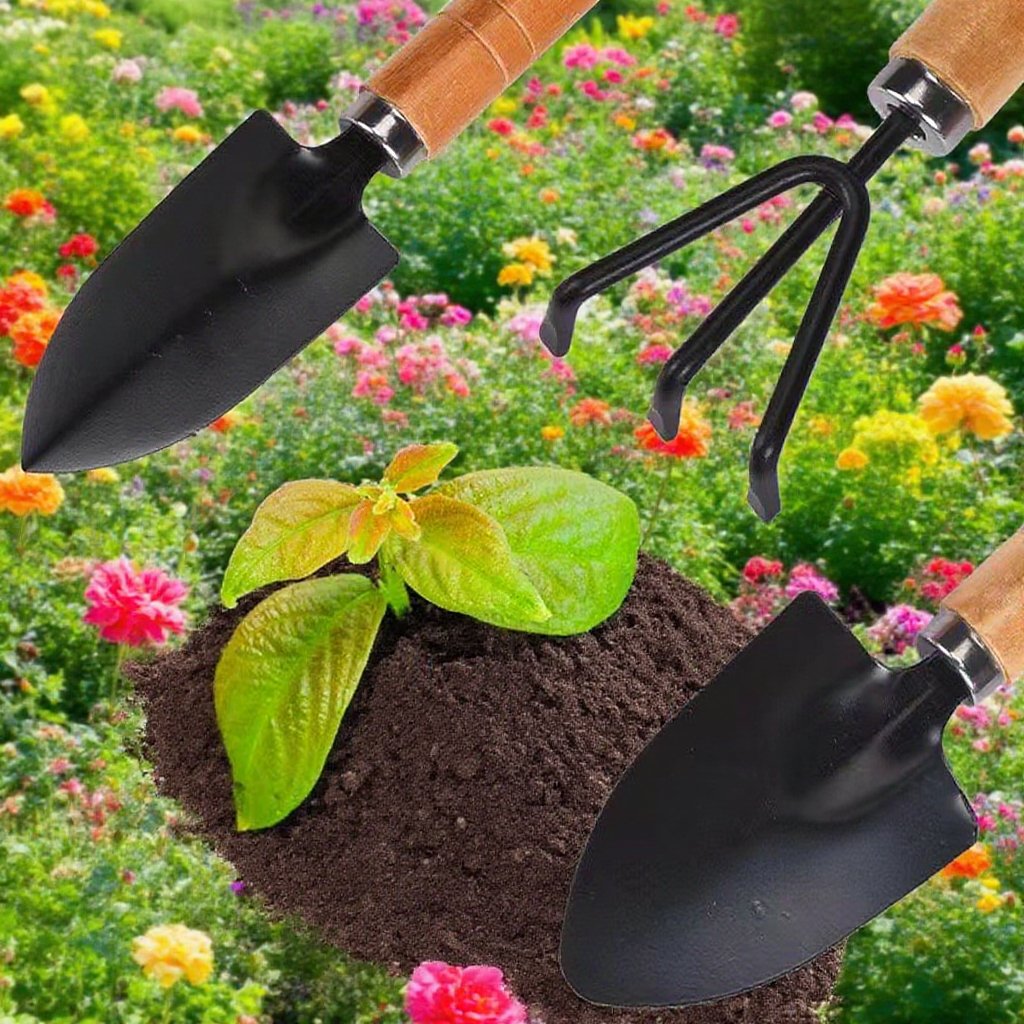 家庭用鉢植え花植物セットの内容物詳細