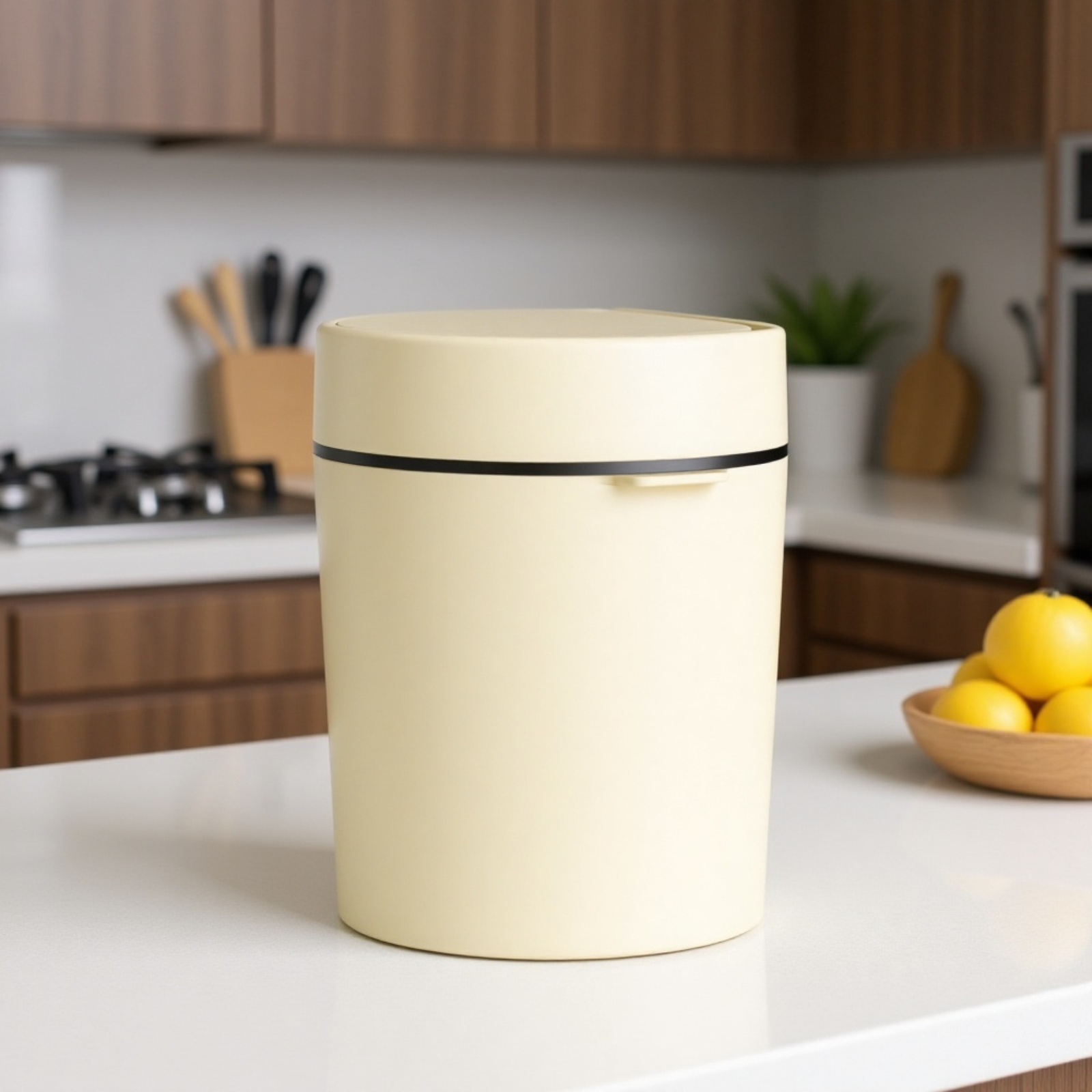 家庭用キッチン大口径ゴミ箱リビングルーム大容量ゴミ箱アロマセラピー収納収納バケツポップアップ蓋収納バケツ