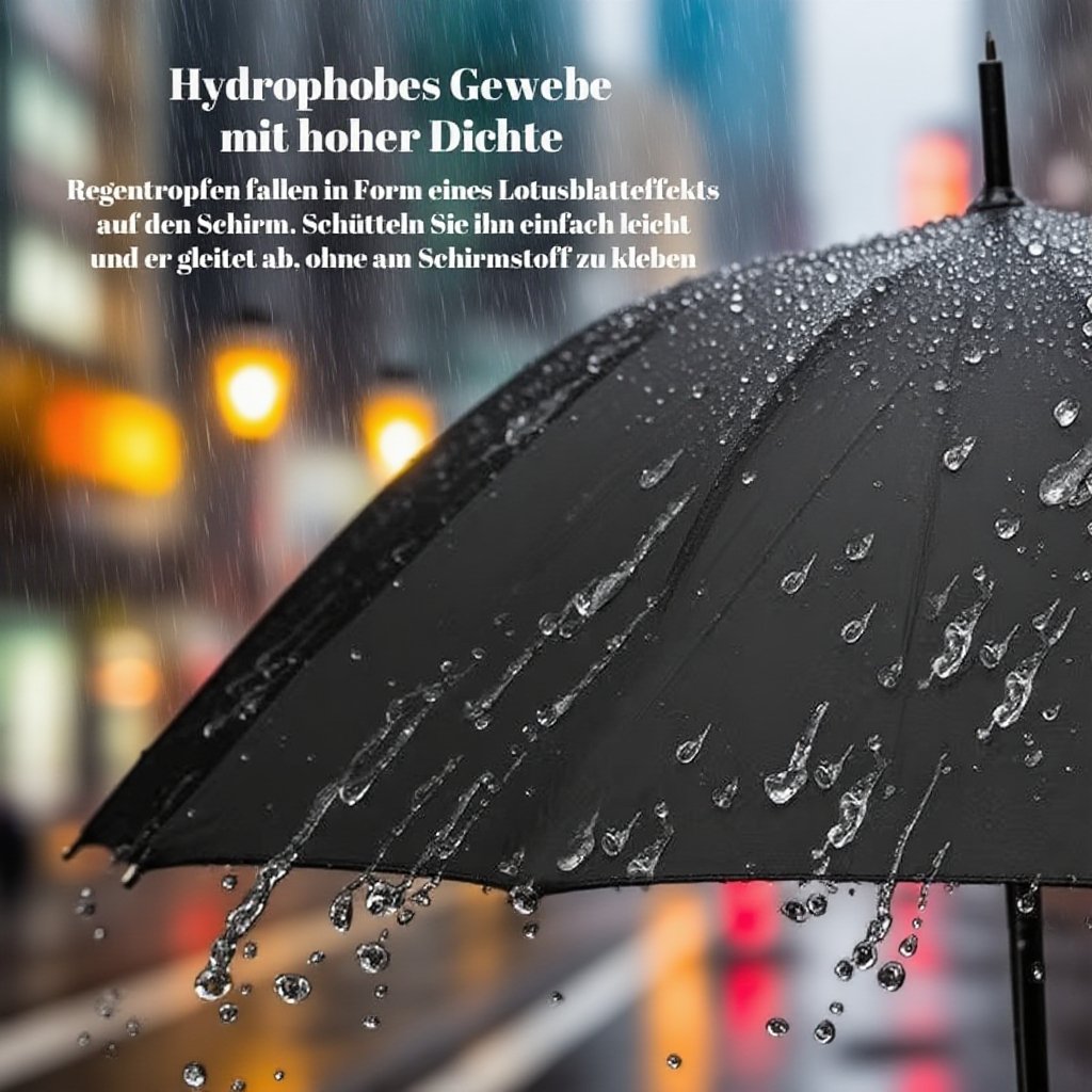 Doppelter umgekehrter automatischer Regenschirm mit Schnallenverschluss