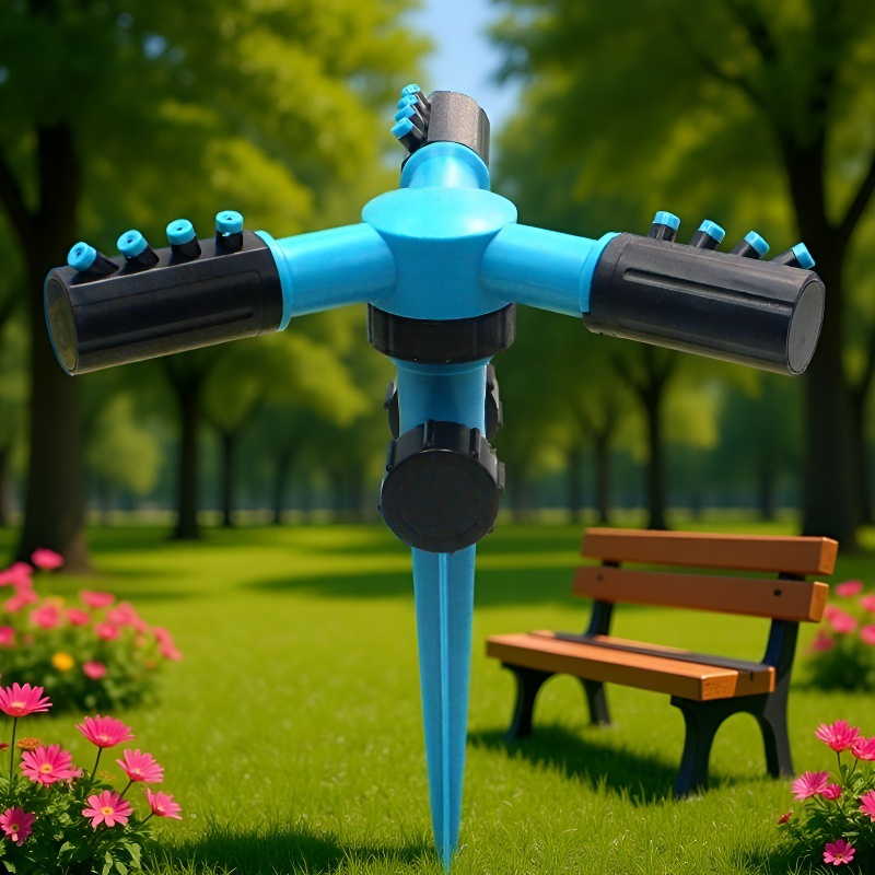 Háromágú talajszúrós kézi öntözőspriccelő mezőgazdasági kerthez