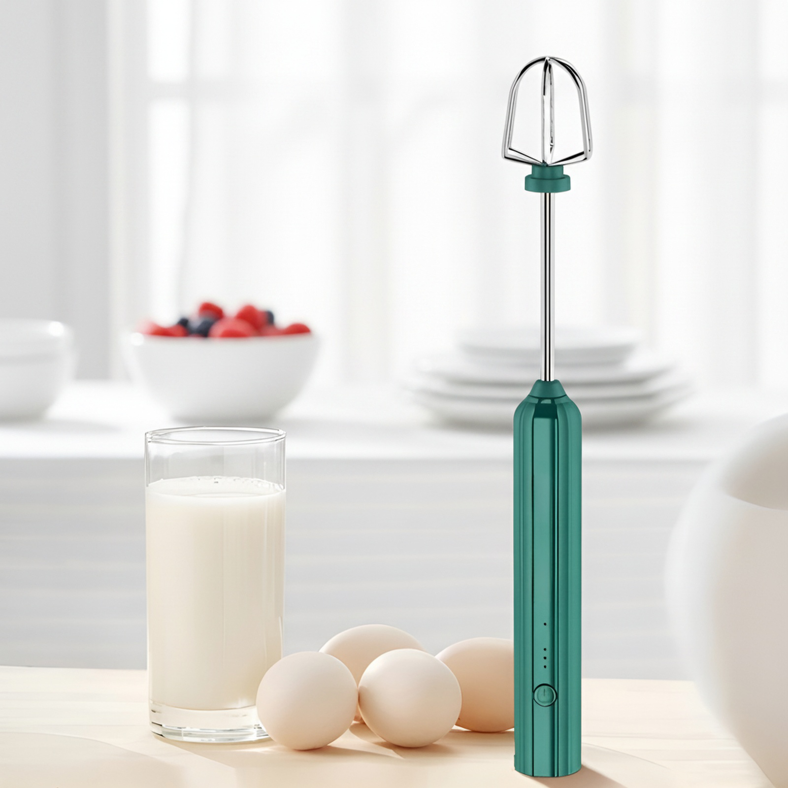 Household Wireless Charging Handheld Egg Beater for Baking