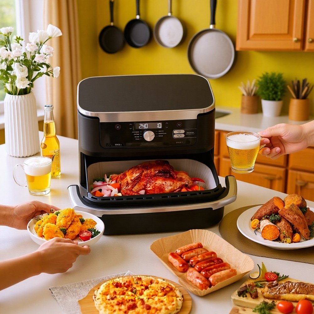 Papel antiadherente para freidora de aire 3L