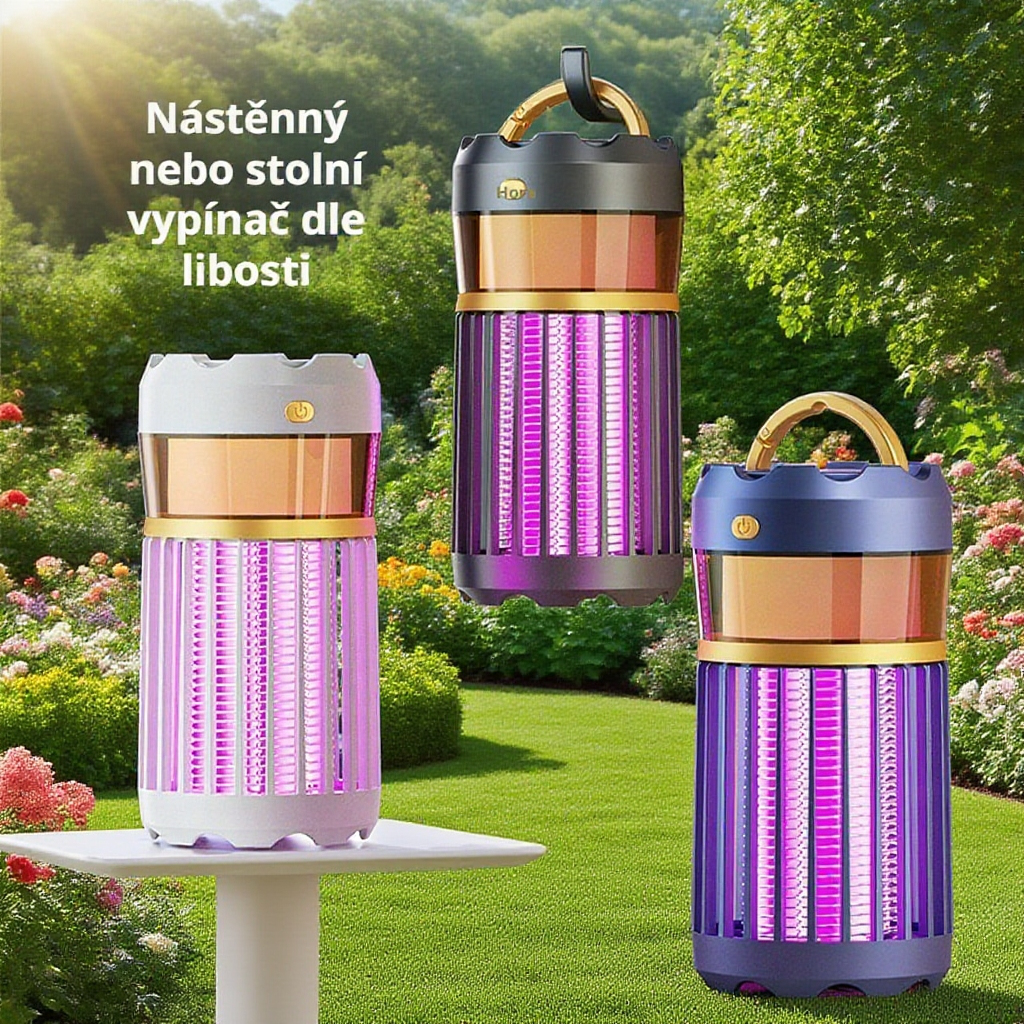  Nabíjecí lapač komárů na stůl s nočním světlem