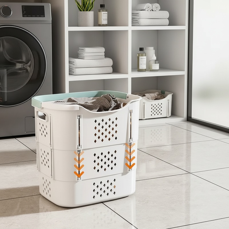 Multilayer largecapacity clothing storage basket
