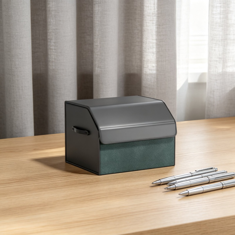 Foldable Leather Car Trunk Organizer