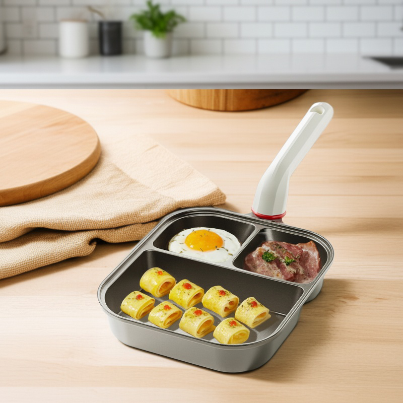 Antihaft-Bratpfanne ideal für Eier und Hamburger