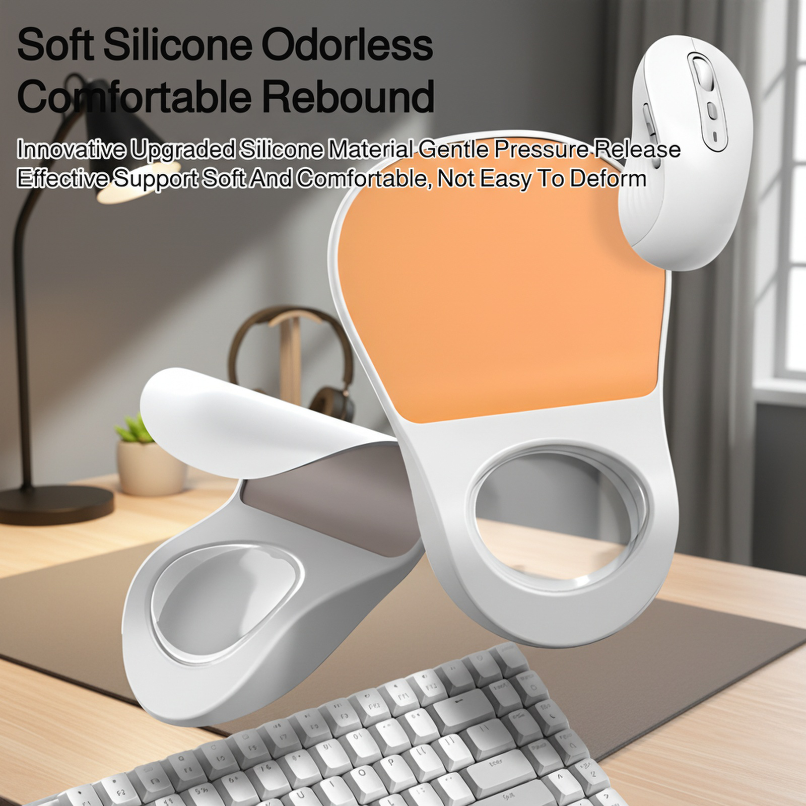 Ergonomic Office Mouse with Simple Wrist Rest
