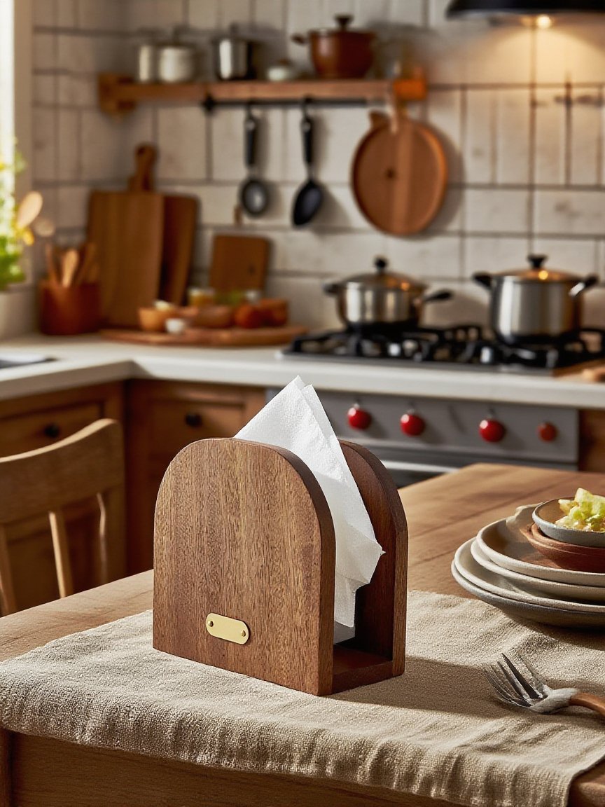 高級感立式餐巾紙收納架尺寸說明