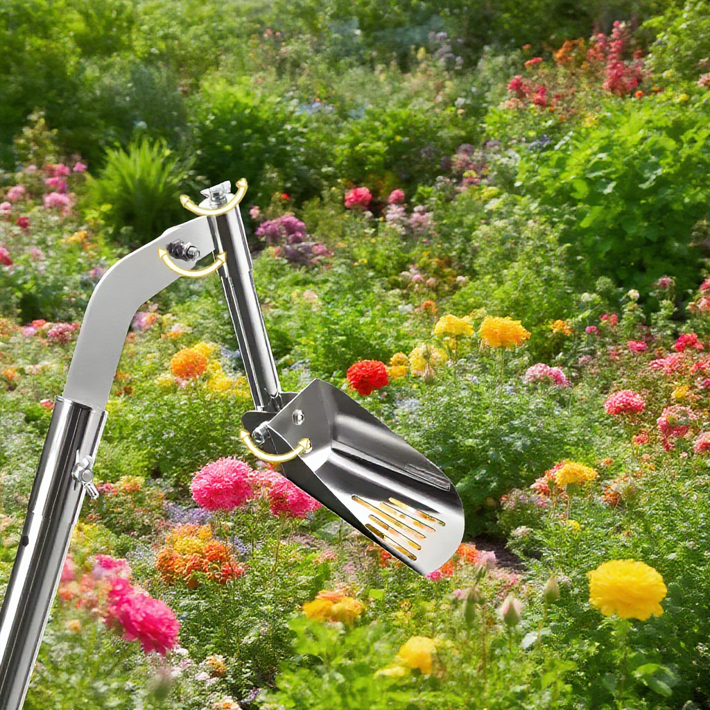 軽量で扱いやすい雨樋掃除用具の持ち手部分