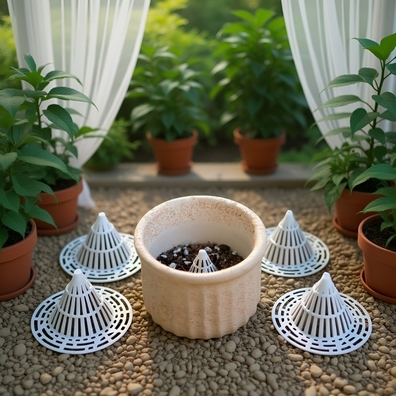 Coixinet cònic transpirable per a tests, evita la podridura de les arrels