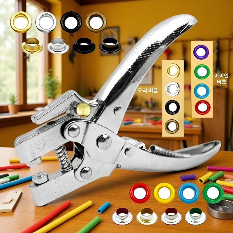 캔버스 펀칭 겸자 티눈 세트 공구