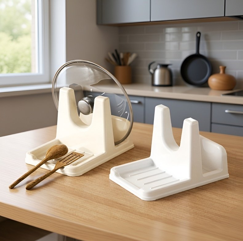 多功能廚房鍋蓋瀝水置物架展示