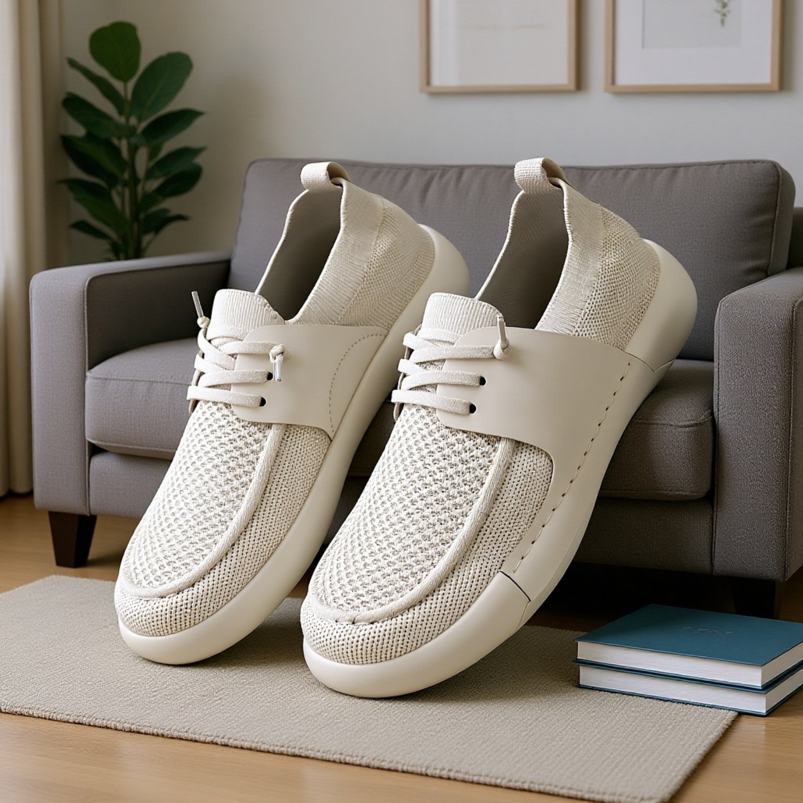 通気性抜群のカジュアルランニングシューズ メンズ