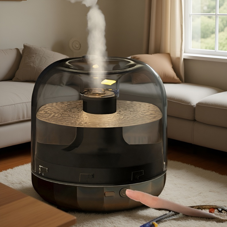 Humidificador y purificador de aire para dormitorio, apto para embarazadas, gran niebla, silencioso