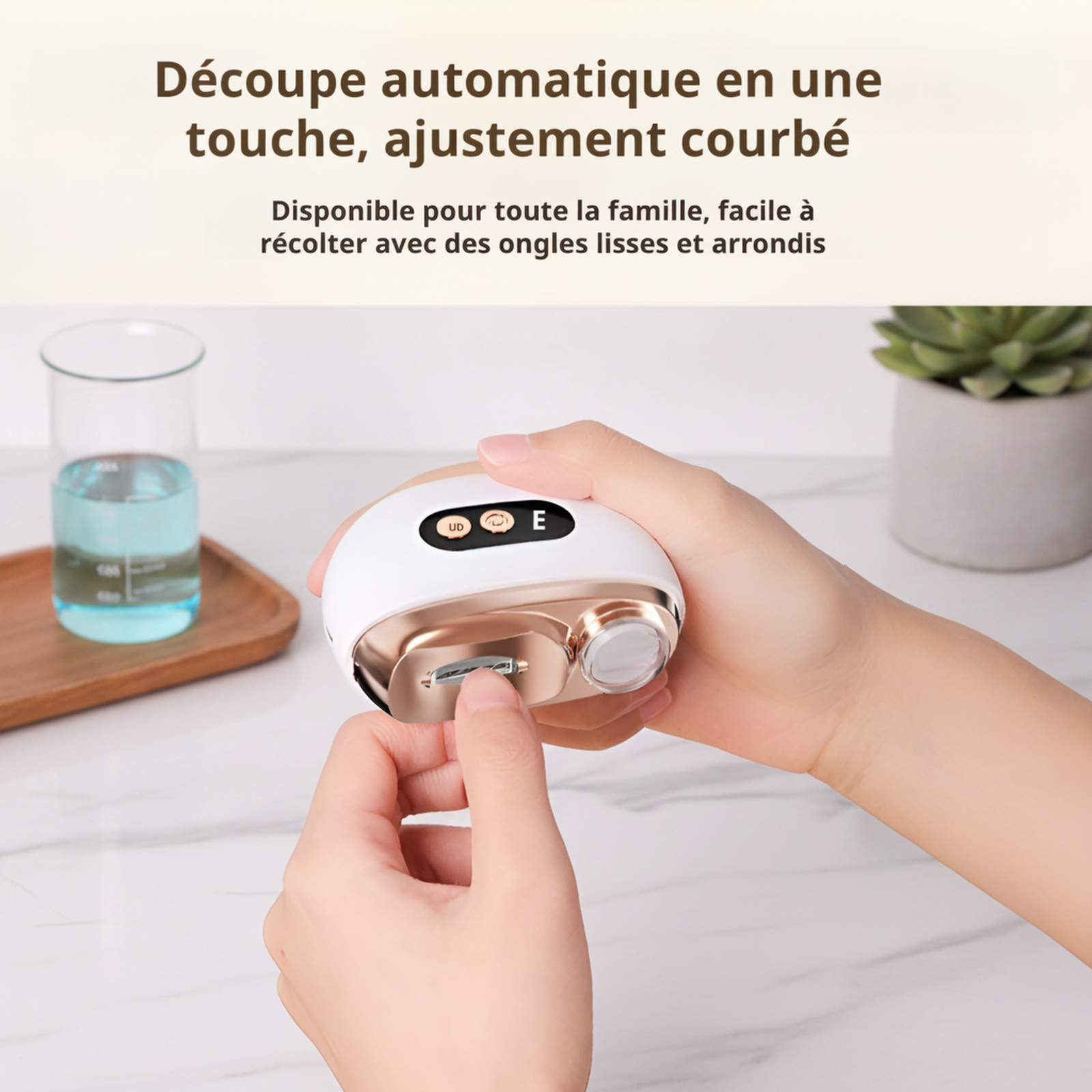 Coupe-ongles électriques, limes et coupe-ongles entièrement automatiques, lime à ongles rechargeable