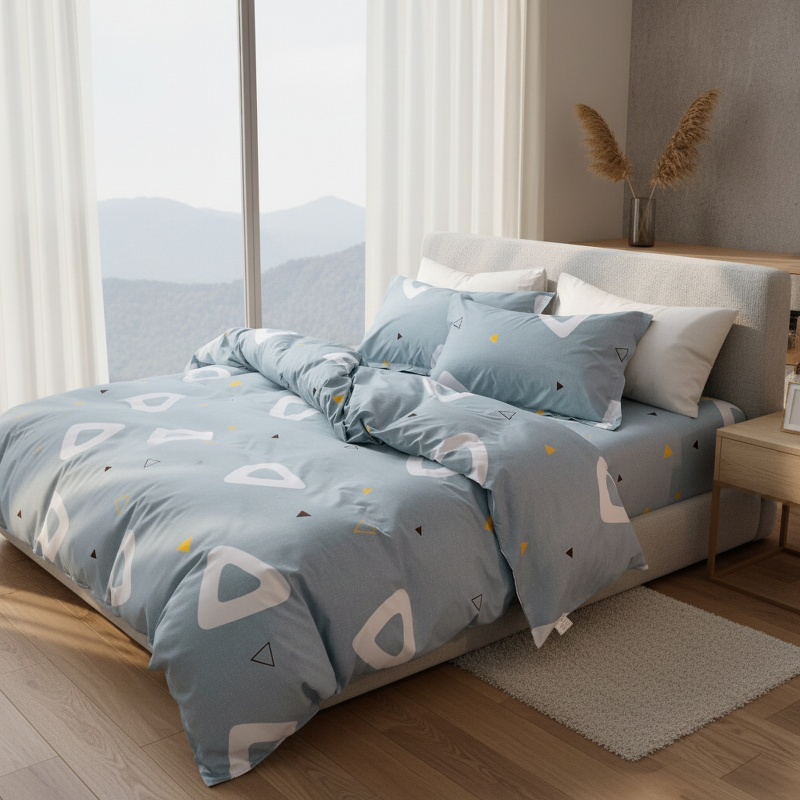 Autumn Quilt Cover Single Piece Three Piece Set Four Piece Set Student Dormitory Bedding