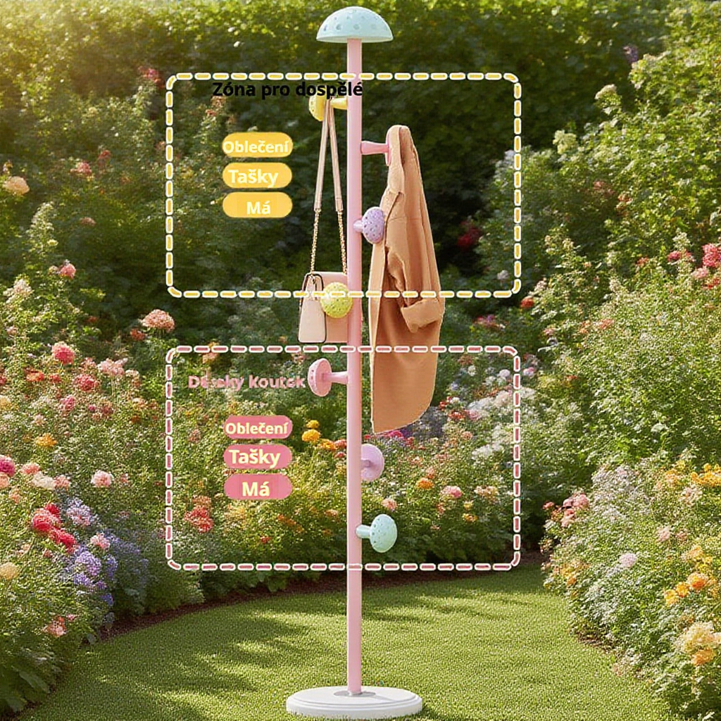  Stojanový věšák do ložnice na oblečení 