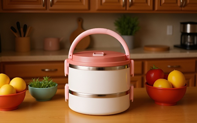 おしゃれなデザインの多層ランチボックス